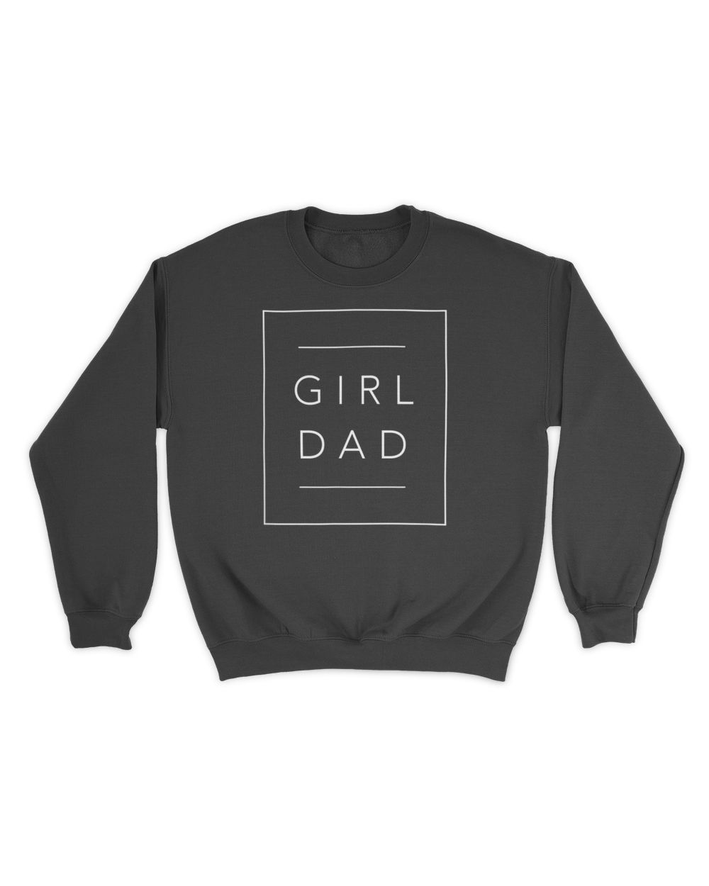 Father of Girls Tee, Proud New Girl Dad T-Shirt Unisex Sweatshirt black s