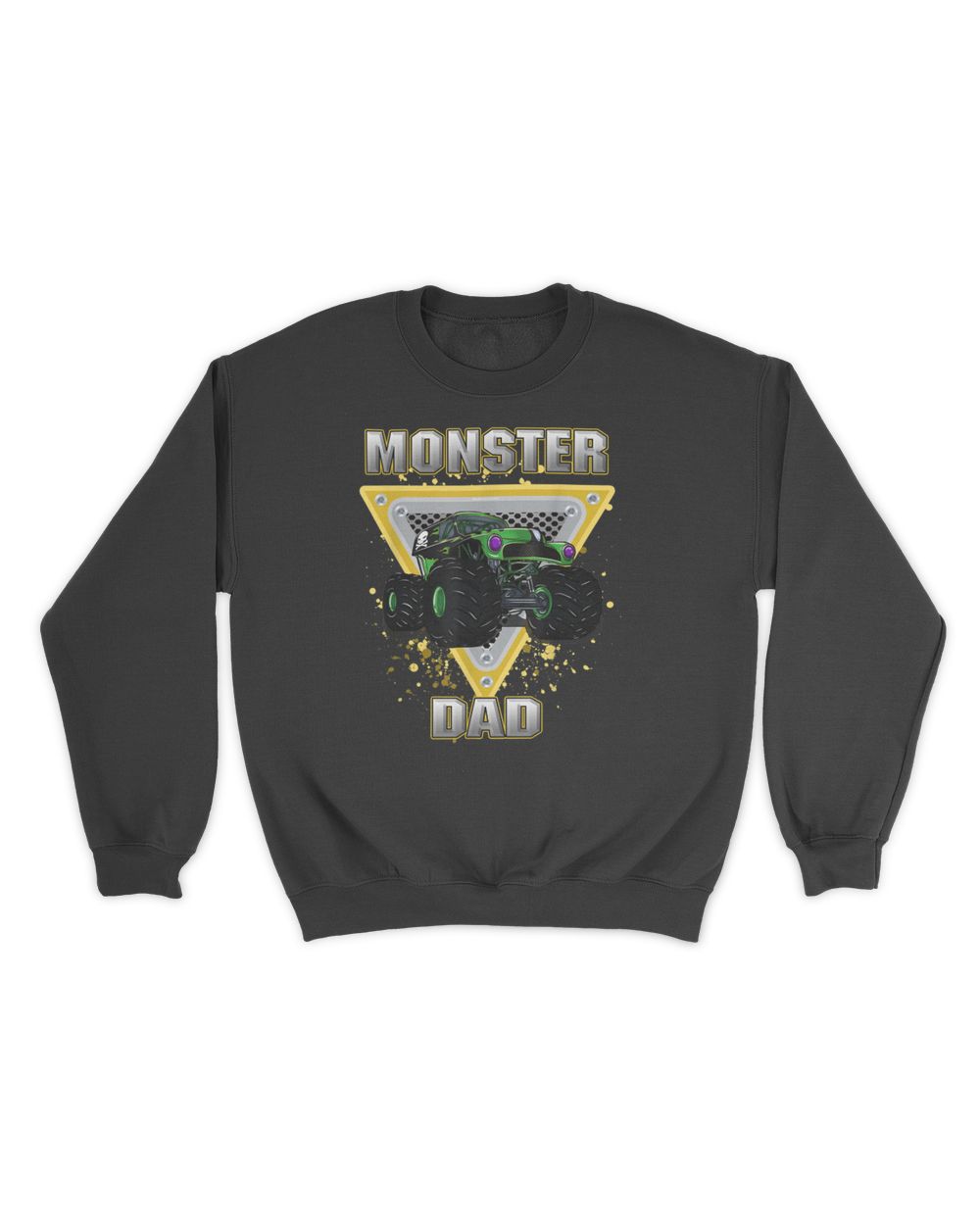 Monster Truck Dad T-Shirt Unisex Sweatshirt black s