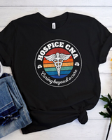 Hospice CNA Certified Nurse Assistant Palliative Care T Shirt Unisex Standard T-Shirt black s