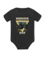 Monster Truck Dad T-Shirt Baby Bodysuit - EU black 3m