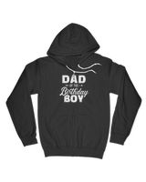 Dad of the birthday boy matching family party T-Shirt Men's Zip Hoodie black s